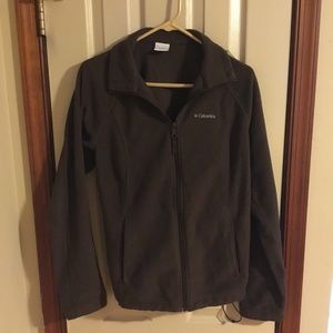 Men’s Large Brown Columbia Fleece Full Zip